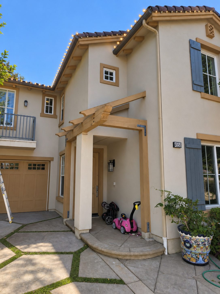 After Christmas Light Installation in Calabasas, CA